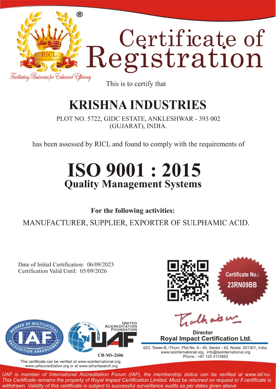 ISO 9001:2015 Certificate